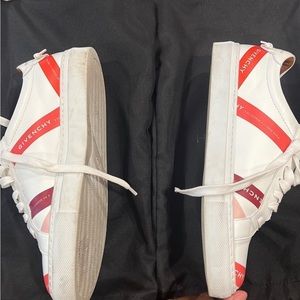 Givenchy shoes pink red and white size size 8 women once a few times